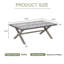Table d'appoint d'extérieur rectangulaire en aluminium-114222590