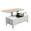 Table basse extensible avec 4 pieds et repose-pieds Chrishay-557195753-557195758