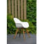 Chaise de patio noire avec accoudoirs Rafael-699827830