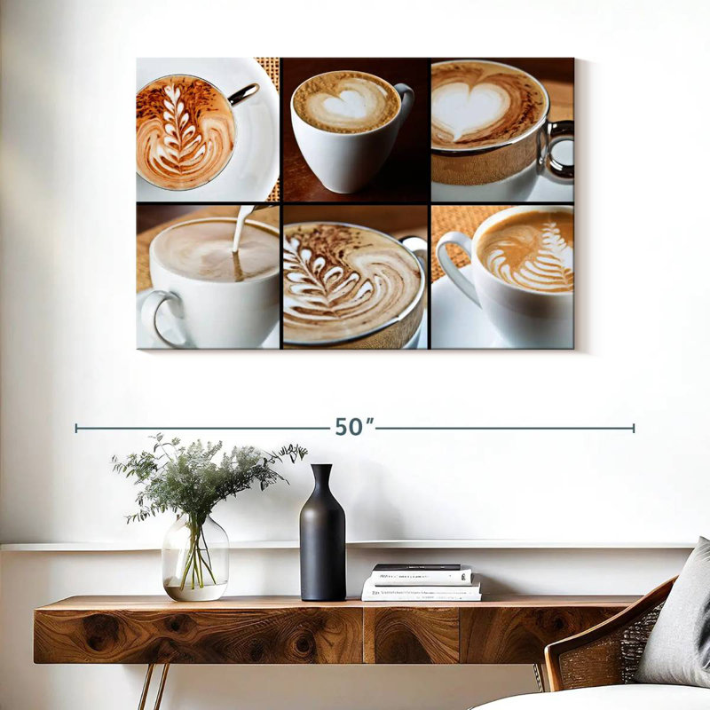 Yarlin Coffee Artistry, 26" H x 39" W