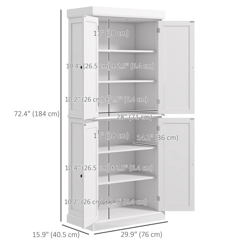 Garde-manger 73 po, Blanc