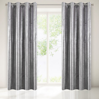 Carpinteria Brass Eyelet Blackout Curtain