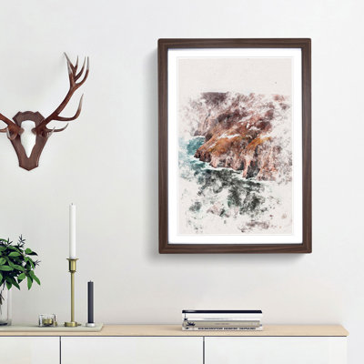 Slieve League Mountain in Ireland - Picture Frame Graphic Art Print