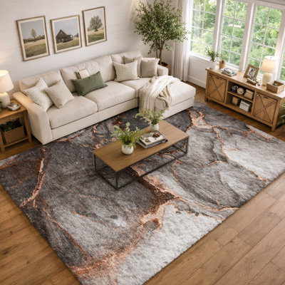Tapis de qualité supérieure lavable à la machine à poils longs ADS525