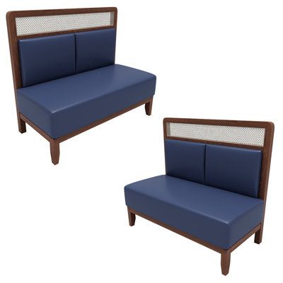 Banc rembourré en similicuir Southeast Asian