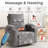 Veya Power Swivel Recliner Chairs With Adjustable Headrest And Armrests, Featuring Massage And Heating Functions-1032764981