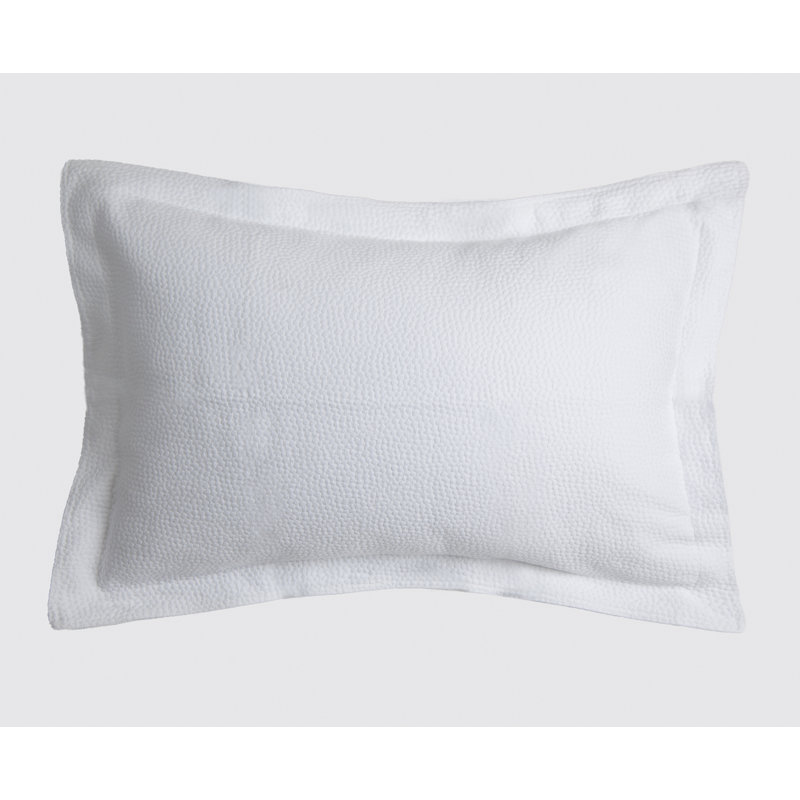 Taie décorative 100% coton de couleur unie Montel, Standard