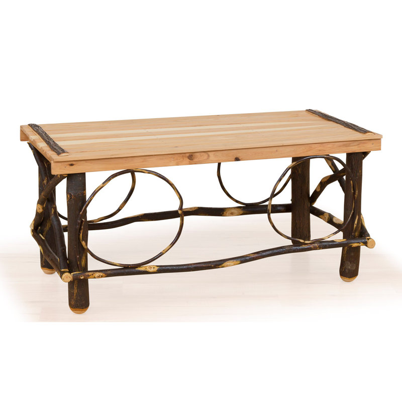 Akine Solid Wood Top Coffee Table