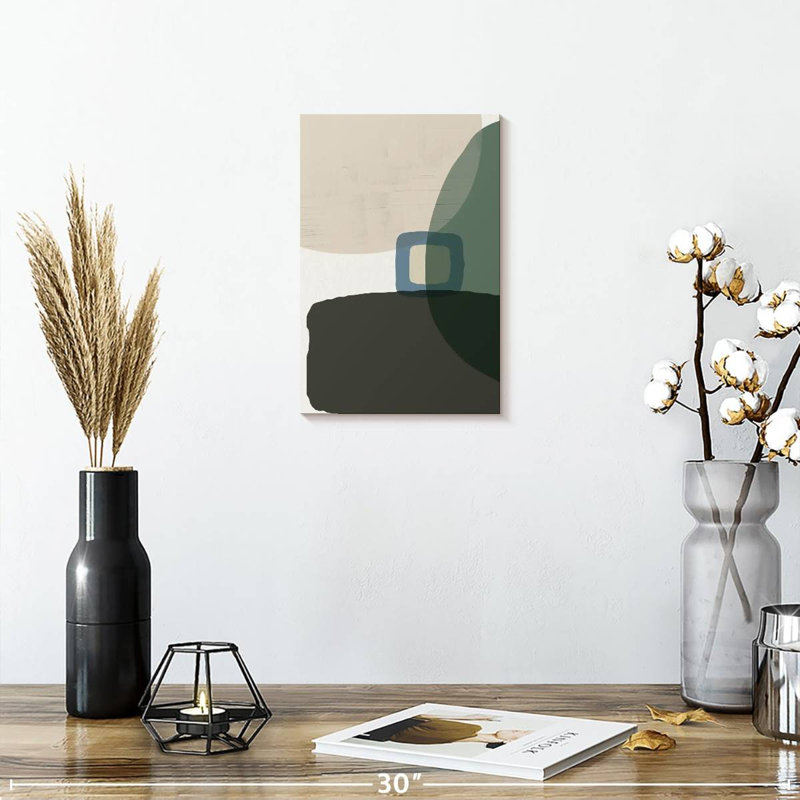 Avery Mid-Century abstrait I, H 12 po x l 8 po