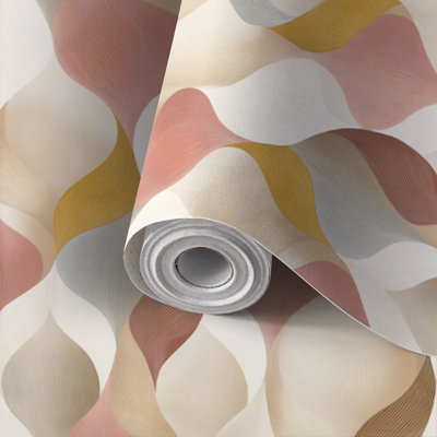 Peel and Stick Wallpaper Contact Paper Abstract Decorative Subtle Layers Self Adhesive and Removable 17.7in x 118in(45x300cm)