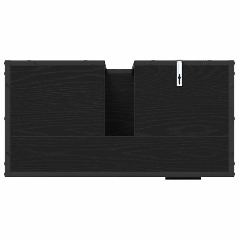 Bathroom Cabinet, Black Oak