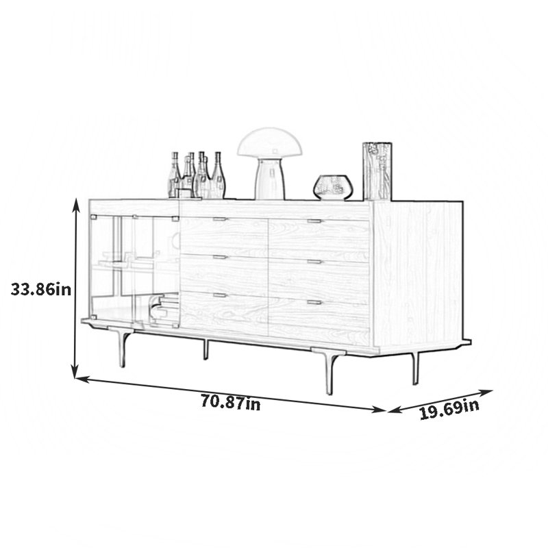 Buffet Modern Light Luxury