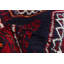 Tapis décoratif en laine rouge noué à la main New Age 3 pi 2 po x 6 pi 5 po one-of-a-kind Brackely