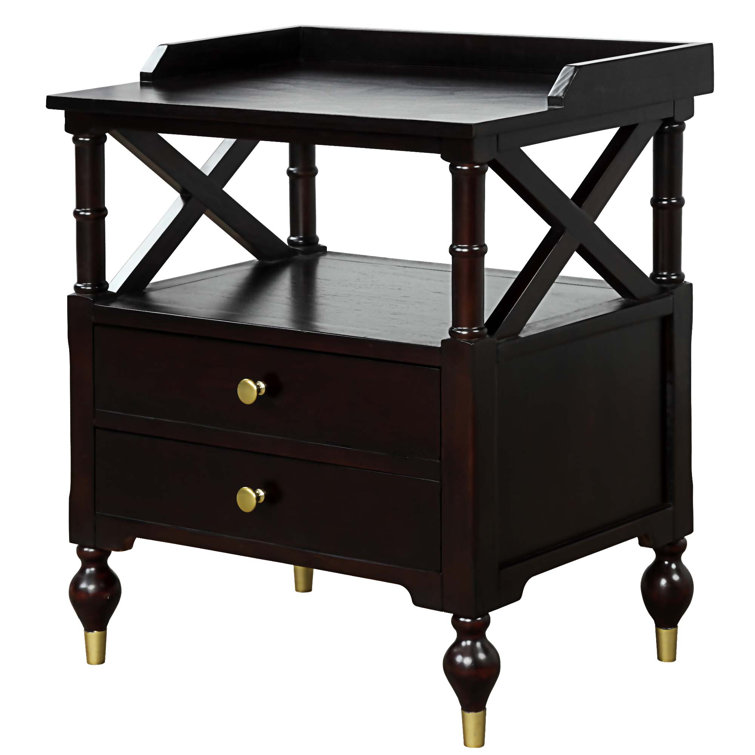 Carragan Solid Wood Nightstand