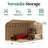 Colonial Woodbury Outdoor Wood Storage Shed-116014380-116014387