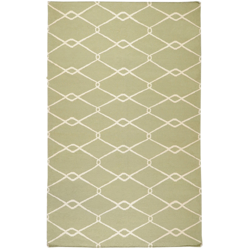 Findley Wool Geometric Indoor Rug, Rectangle 3'6" x 5'6"