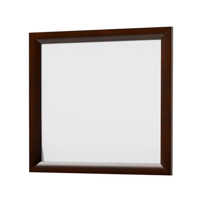 39.9"W Transitional Mirror, Dark Cherry