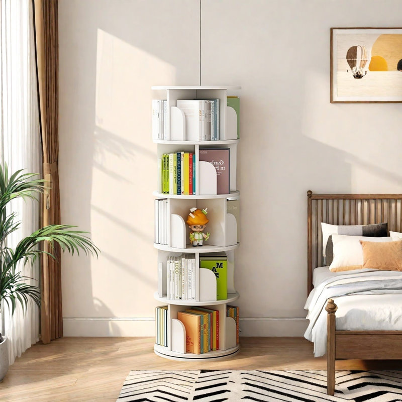 Étagère rotative 360 ° pour petits espaces, Blanc