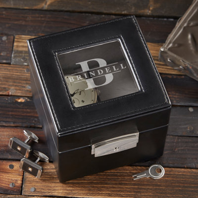 Leather Watch Box + Locking