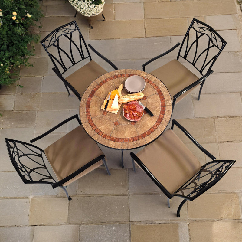 Richmond 4 Seater Dining Set with Cushions