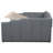 Upholstered Twin Daybed with Underbed Storage – Modern Sofa Bed for Small Spaces, Gray-118755133-118755134