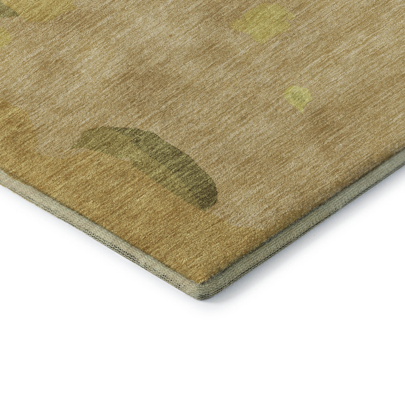 Premium Machine Washable Birchview AMF1028 Abstract Rug, Runner 2'3" x 7'6"