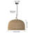 Baldassarre - Light Matte Black Dome Pendant-783838591