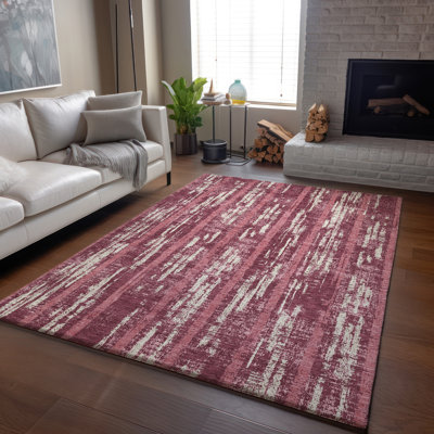 Premium Machine Washable Prisco Blush Rug