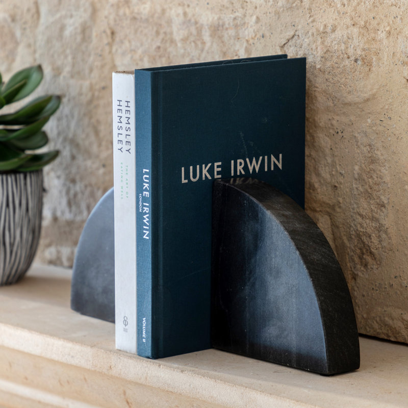 Marble Bookends, Stone