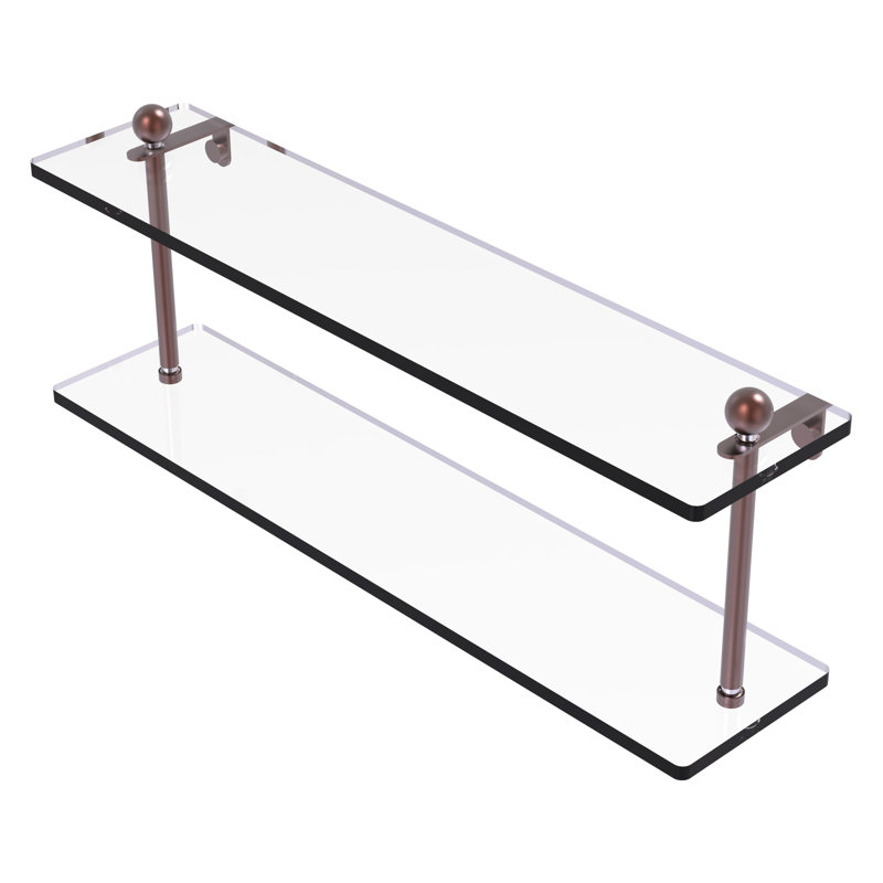 Tablette murale Morosini, Cuivre antique, 22 po