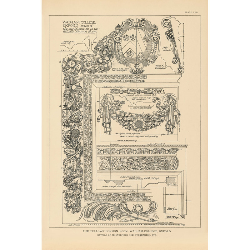 «English Renaissance IV» par Wild Apple Portfolio - impression sur toile tendue, H 48 po x l 32 po x P 1,25 po, Non