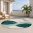 Watercolor Blue Indoor and Outdoor Area Rug-688919777
