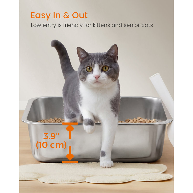Boxal Stainless Steel Litter Box