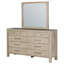 Ensemble de commode 9 tiroirs avec miroir Modern Farmhouse
