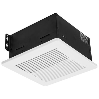 Bathroom Exhaust Fan, 50-80-110 CFM Bathroom Vent, Low-Noise, Premium Motor Ceiling Fan, Standard 4-inch Duct Interface for Laundry Room, Storage Room, Home Ventilation, White