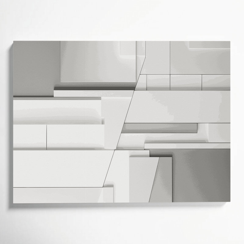 Minimalisme 18, art mural beige sur toile, H 20 po x l 24 po