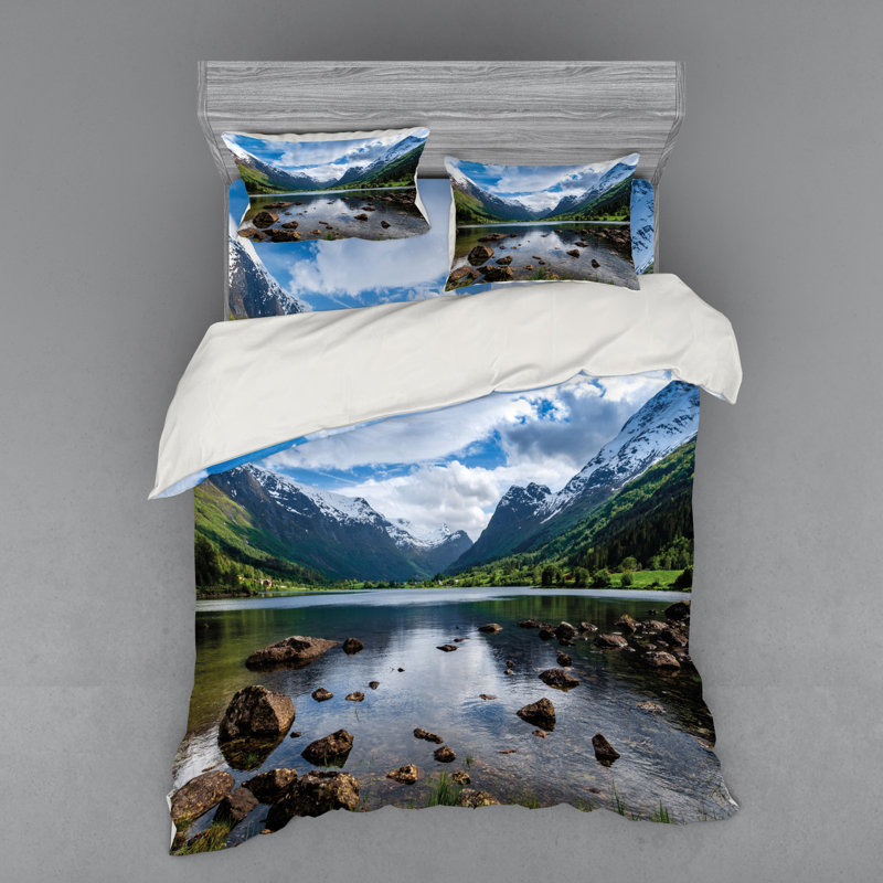 Rustic Polyester Duvet Cover, Queen Duvet Cover + 3 Additional Pieces