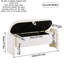 Upholstered Storage Bench-458277836