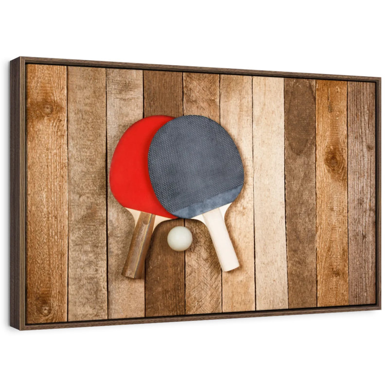 Sireci Wooden Ping Pong, 27" H x 40" W