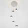Moorcroft 5 - Light Chrome LED Cluster Pendant