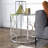 Chequetta Glass End Table