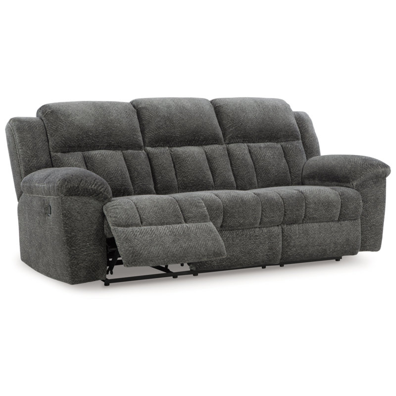 Senita Reclining Sofa, Gray
