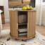 Ensemble de 2 tables de bout cylindriques avec stations de charge-131634143