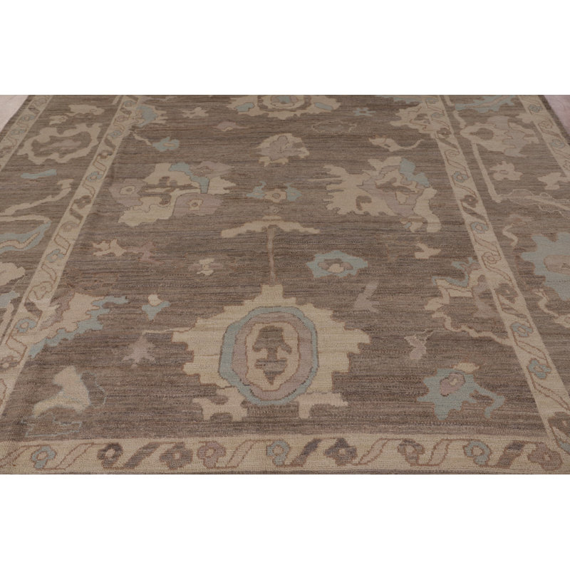 Vegetable Dye Oushak Turkish Area Rug