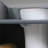 Under Sink Bathroom Cabinet With 2 Doors And Shelf, Pedestal Sink Bathroom Vanity Cabinet, Gray-120226014
