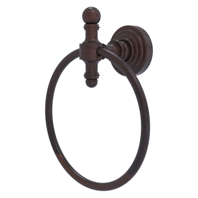 Retro Wave Towel Ring, Venetian Bronze