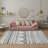 Reena Mason Shag Tribal Whisper White Area Rug-46729082