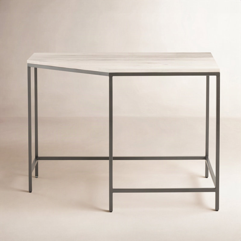 Ehme Solid Wood Writing Desk, Dove Poplar