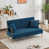 Velours bleu foncé est en rupture de stock