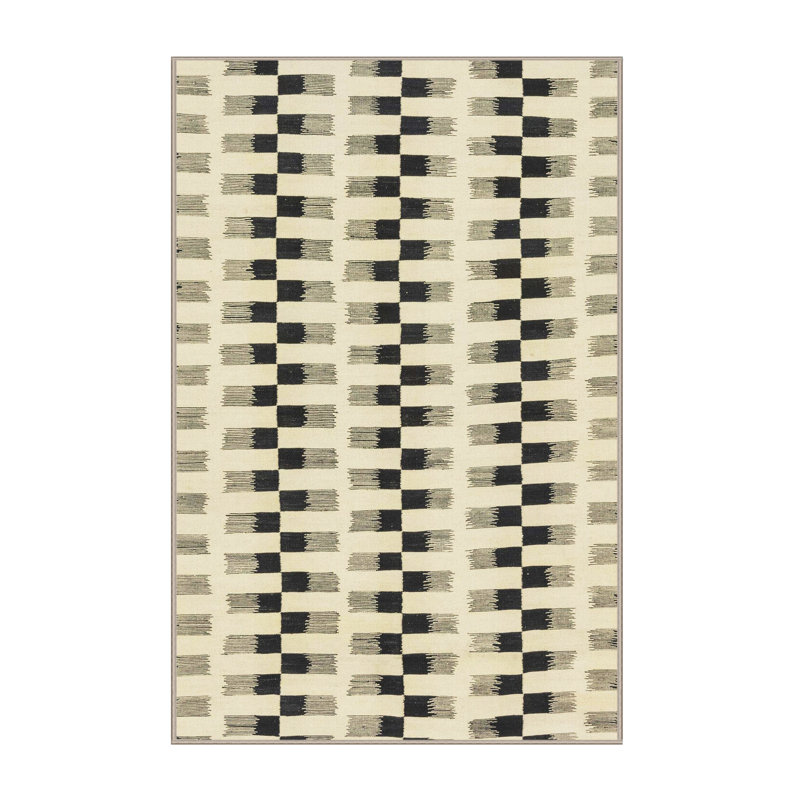 Chasity Abstract Indoor Rug, Rectangle 4' x 6'